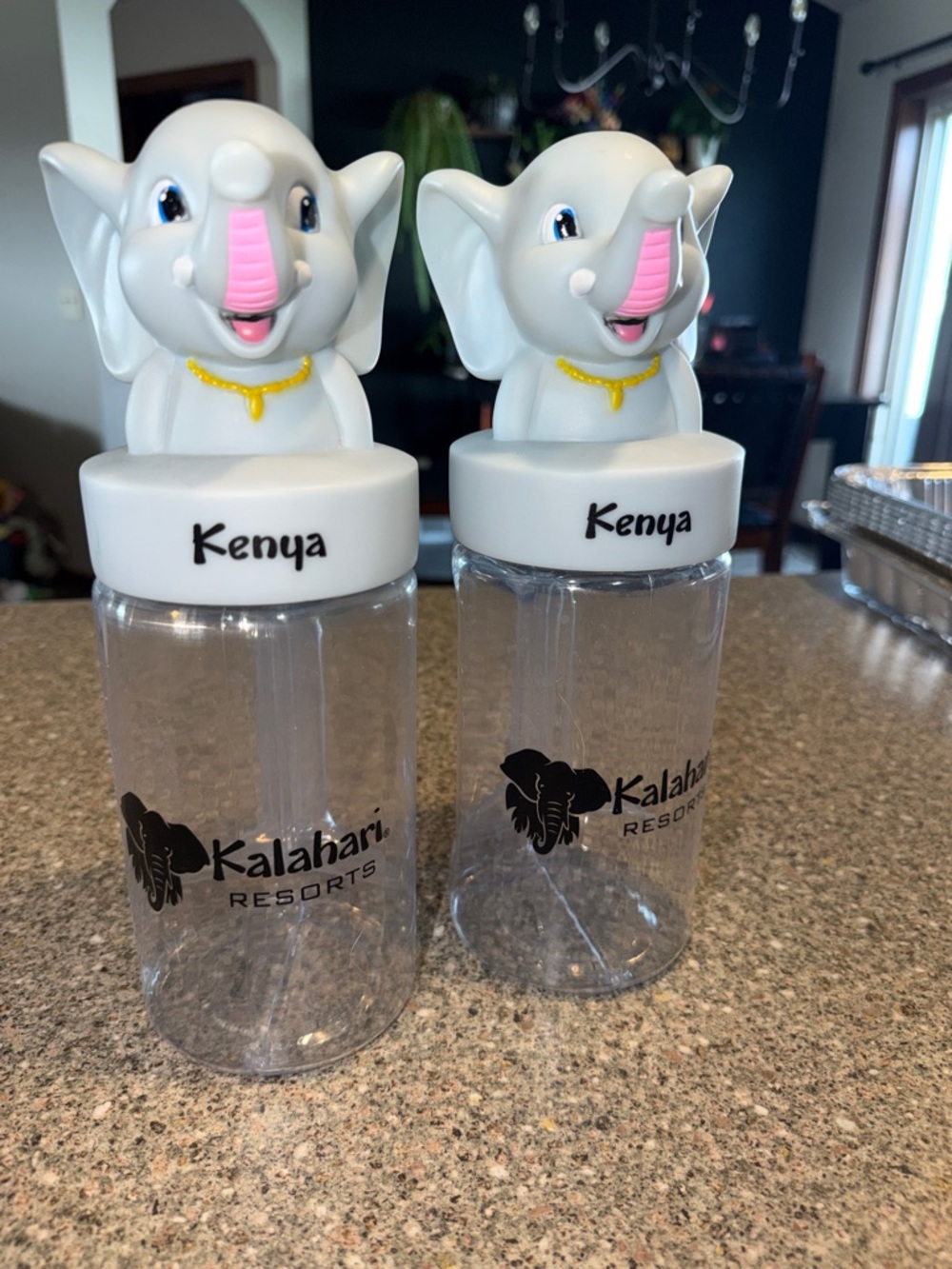 Kalahari Resorts Kenya Elephant Topped Bottles